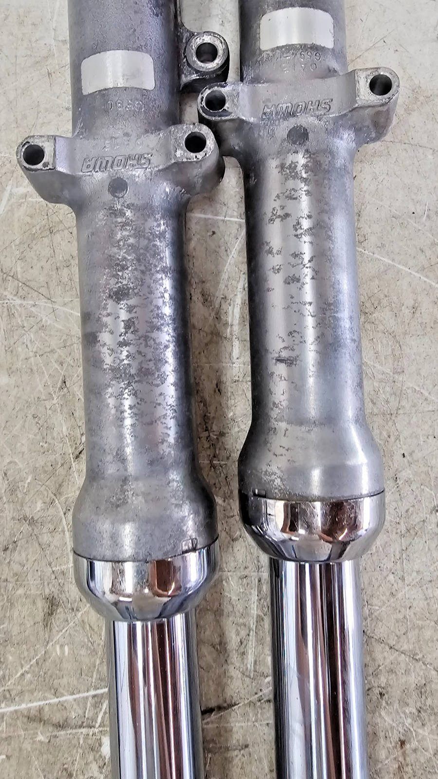 2000 Harley Davidson Sportster 883 Front Left Right Fork End Sliders Leg Tubes