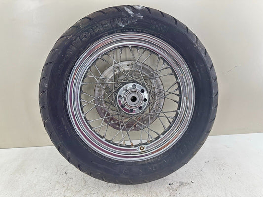 2003 HARLEY DAVIDSON SOFTAIL 16" Front Wheel Rim Tire Spoke Laced OEM HD