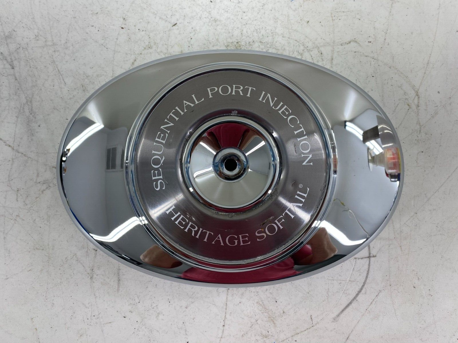2003 HARLEY DAVIDSON SOFTAIL Chrome Air Filter Housing Cover Chrome Oval