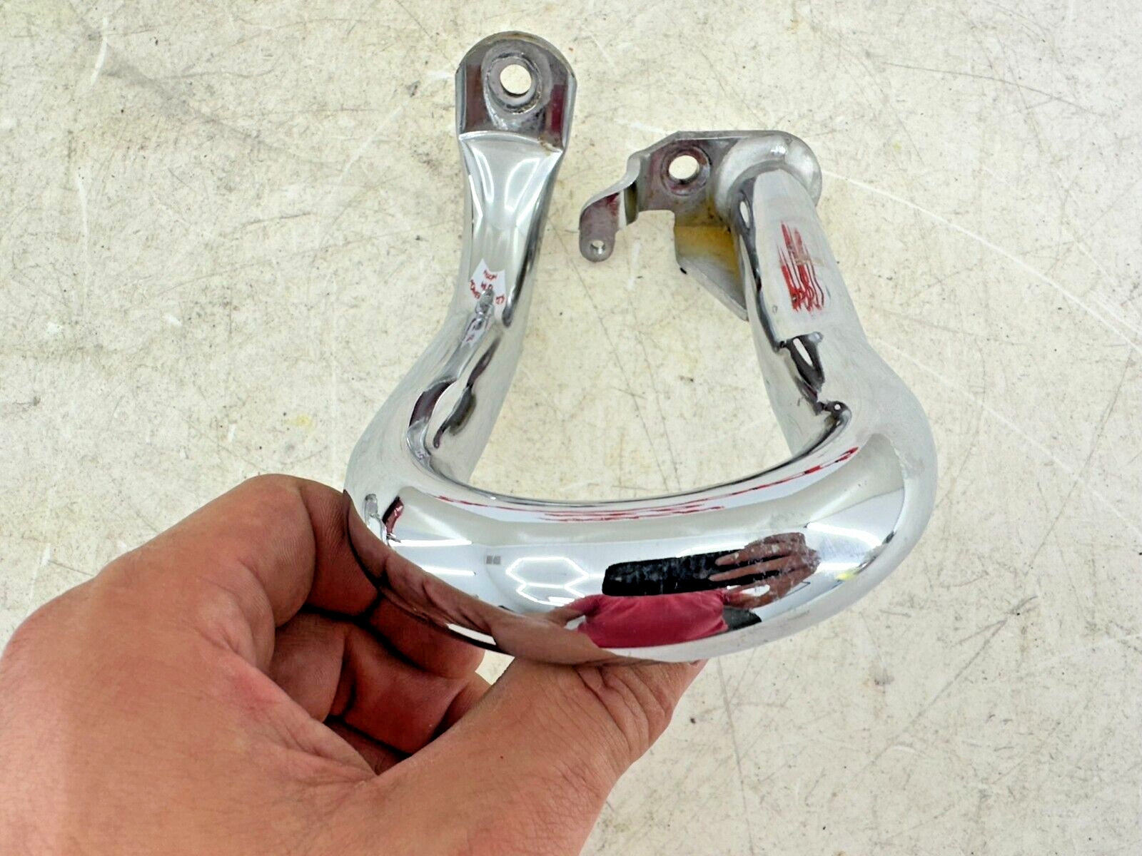 2004 Honda Goldwing GL1800 Right Left Chrome Saddlebag Crash Guard Bars