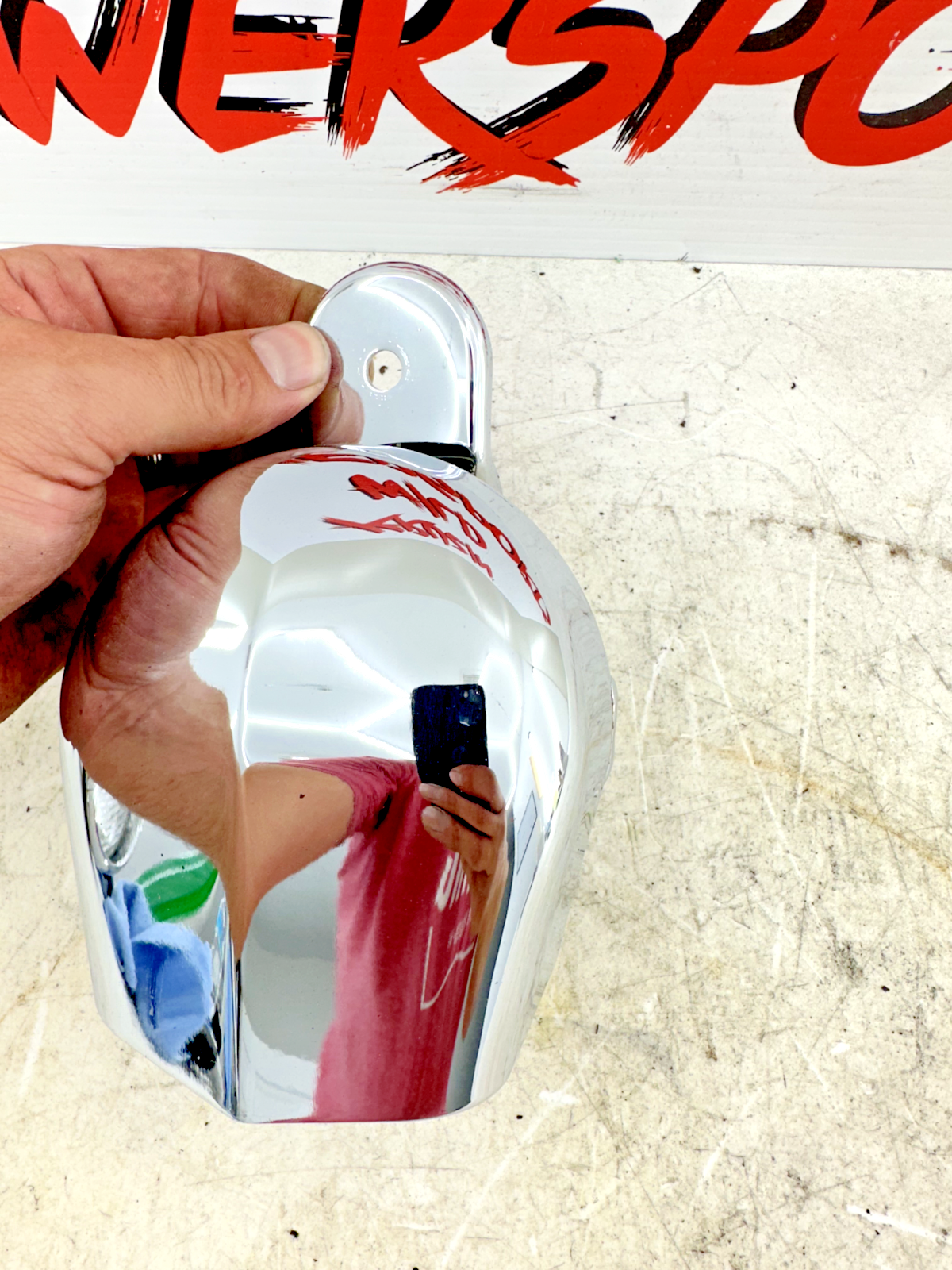 1997 HARLEY DYNA Horn + Chrome Cover