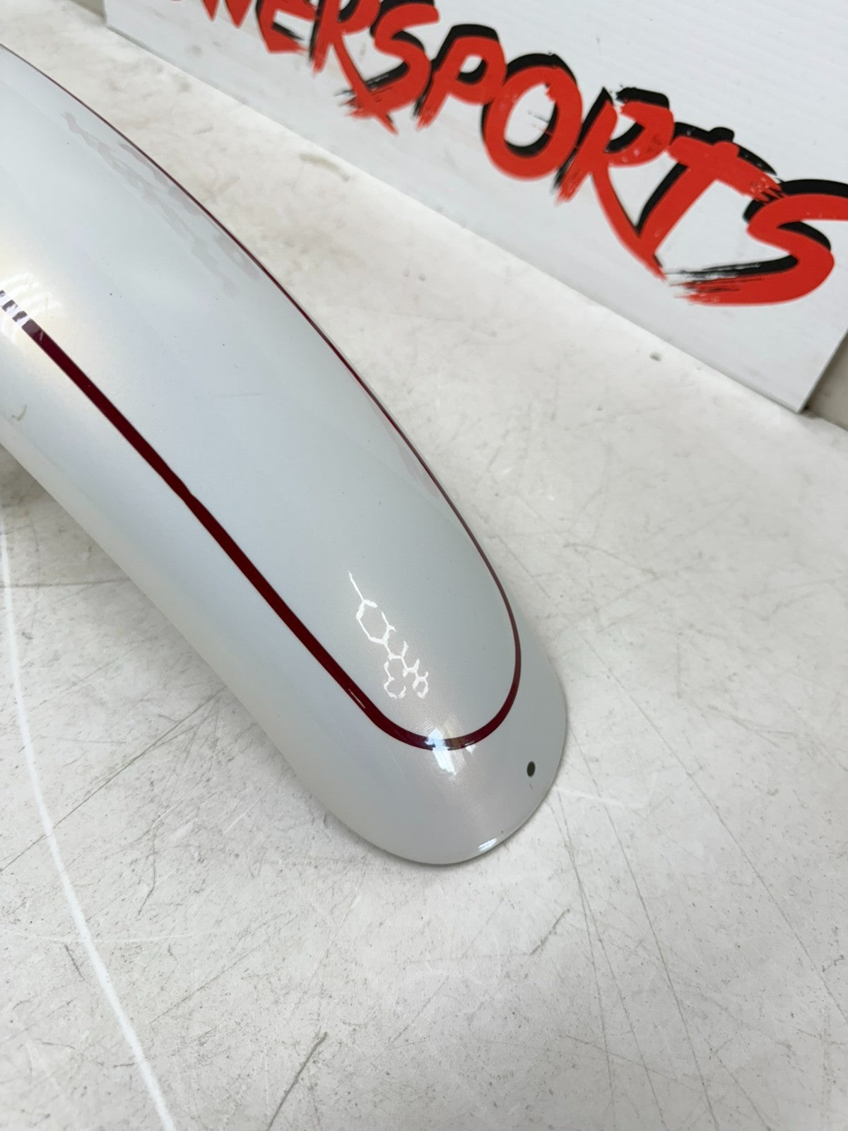 2003 HARLEY DYNA WIDE GLIDE Front Fender Pearl White 100th Anniversary