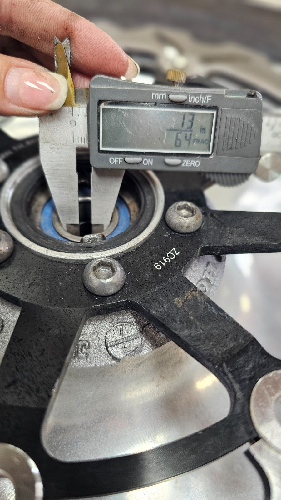 2000 HONDA VALKYRIE INTERSTATE Front Wheel Rim Tire 6 Spoke Brake Rotor 17x.35