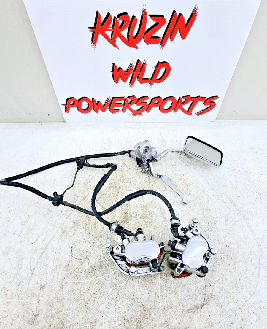 1999 HONDA VALKYRIE INTERSTATE Dual Caliper Hose Master Cylinder + Right Mirror