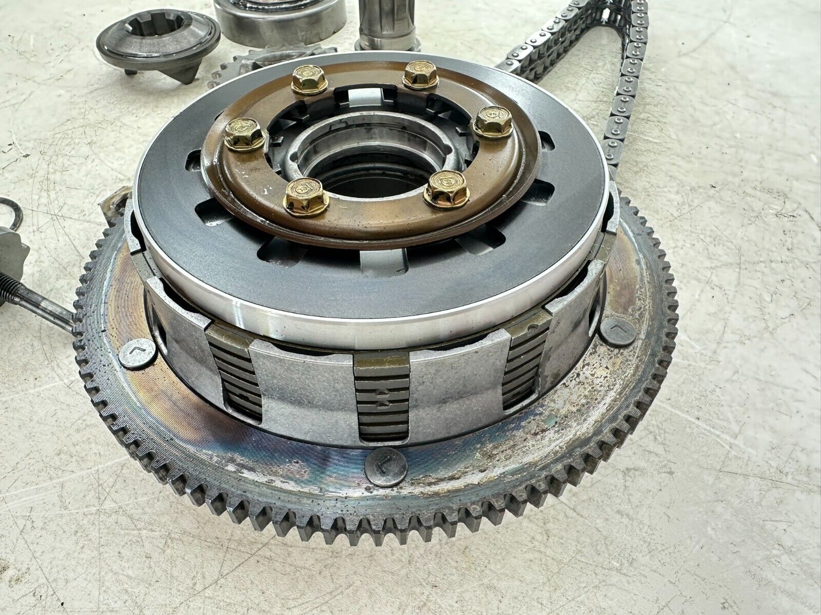 1999 HARLEY SOFTAIL 95-06 Complete Primary Clutch Chain + Compensator