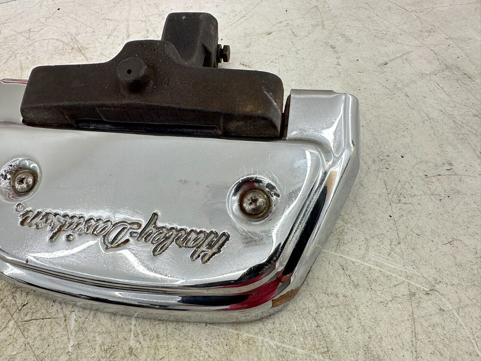 1995 HARLEY SOFTAIL OEM HD Passenger Floorboards Footrest W/ Hardware
