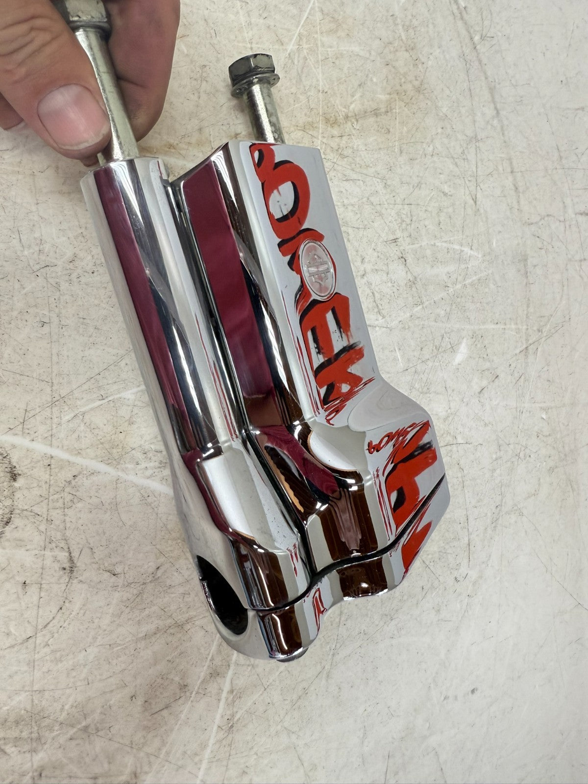 2003 Harley Davidson Sportster Handlebar Clamp Riser Clamp Chrome