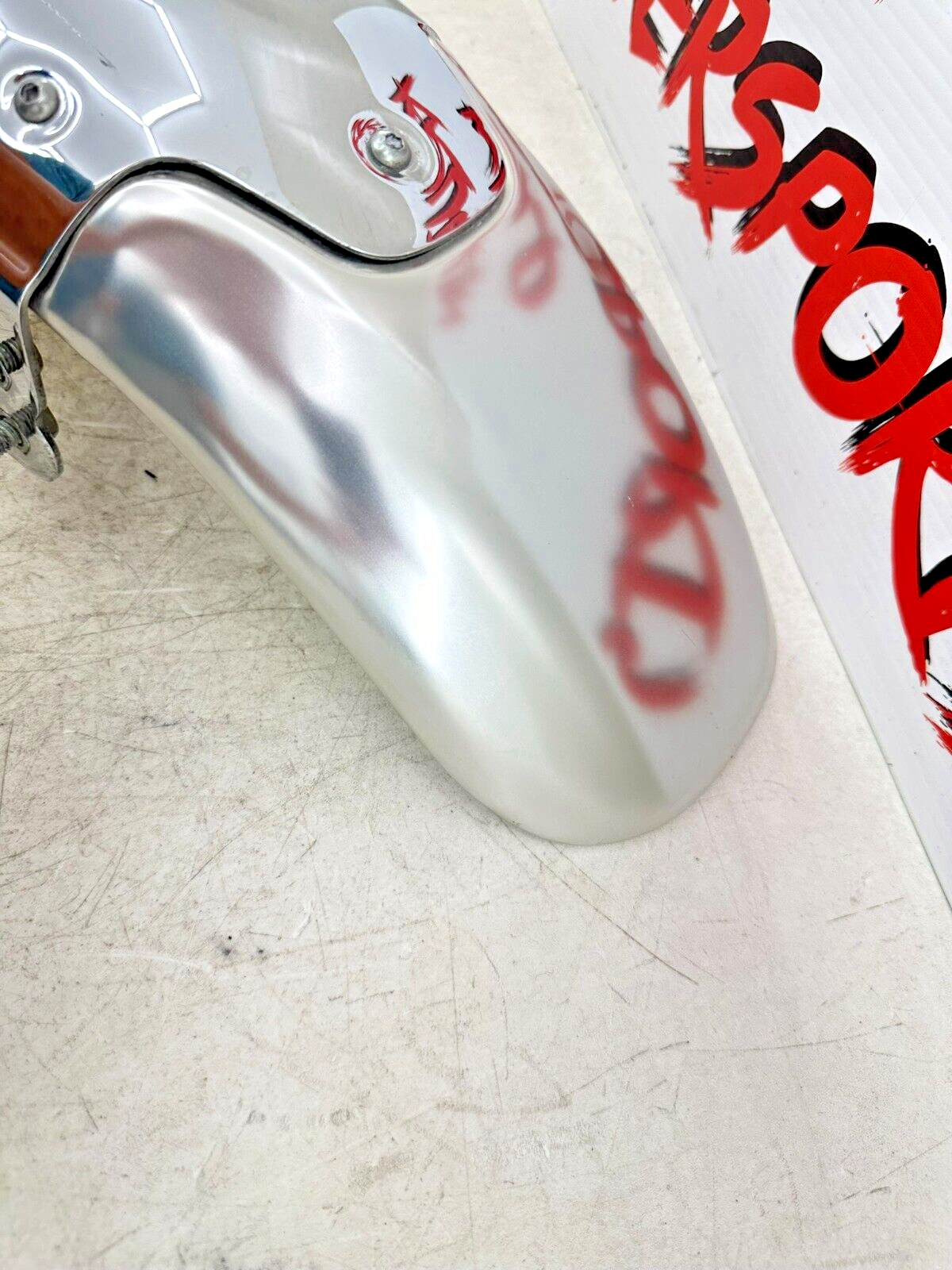 2003 Harley Davidson V Rod VRSCA 100th Anniversary Front Fender +Chrome Bracket