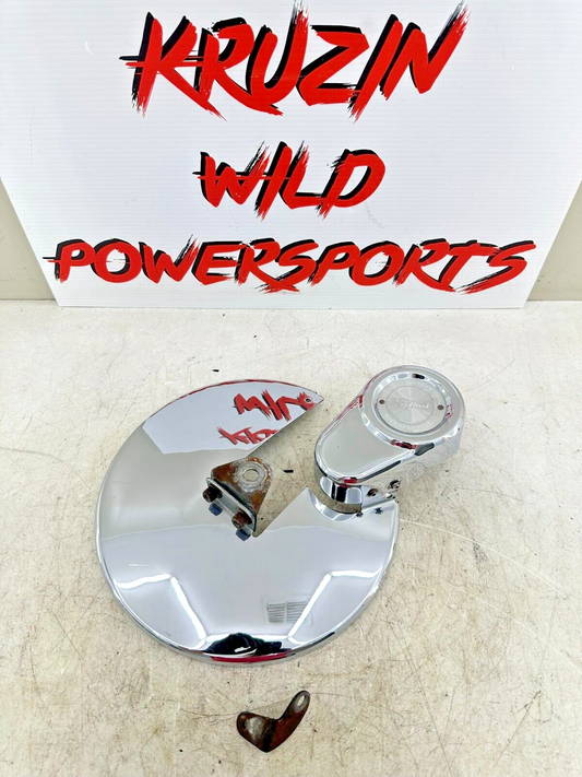 1995 HARLEY SOFTAIL OEM HD Chrome Front Brake Rotor Caliper Cover