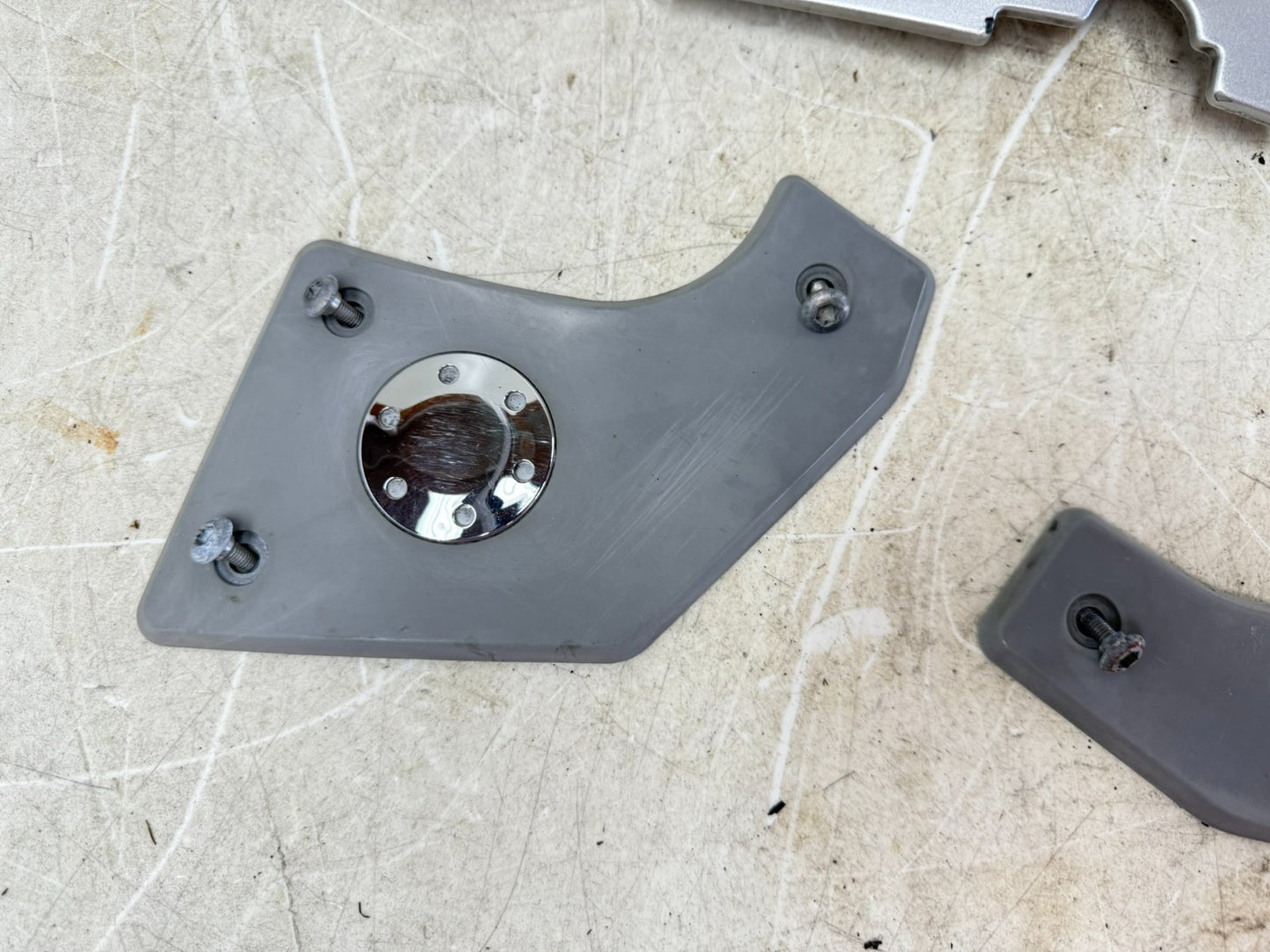 2002 Honda Goldwing GL1800 Frame Side Cover Panel Fairing Swing Arm Bolt Caps