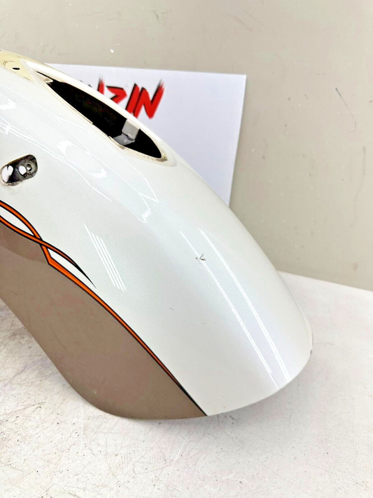 2006 Victory Kingpin Rear Fender OEM Arlen Ness Flame