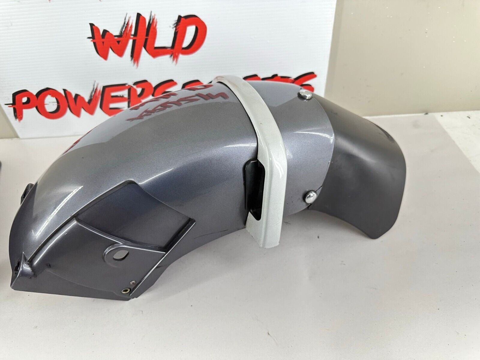 88-00 HONDA GOLDWING GL1500 Front Fender Gray Both Sections