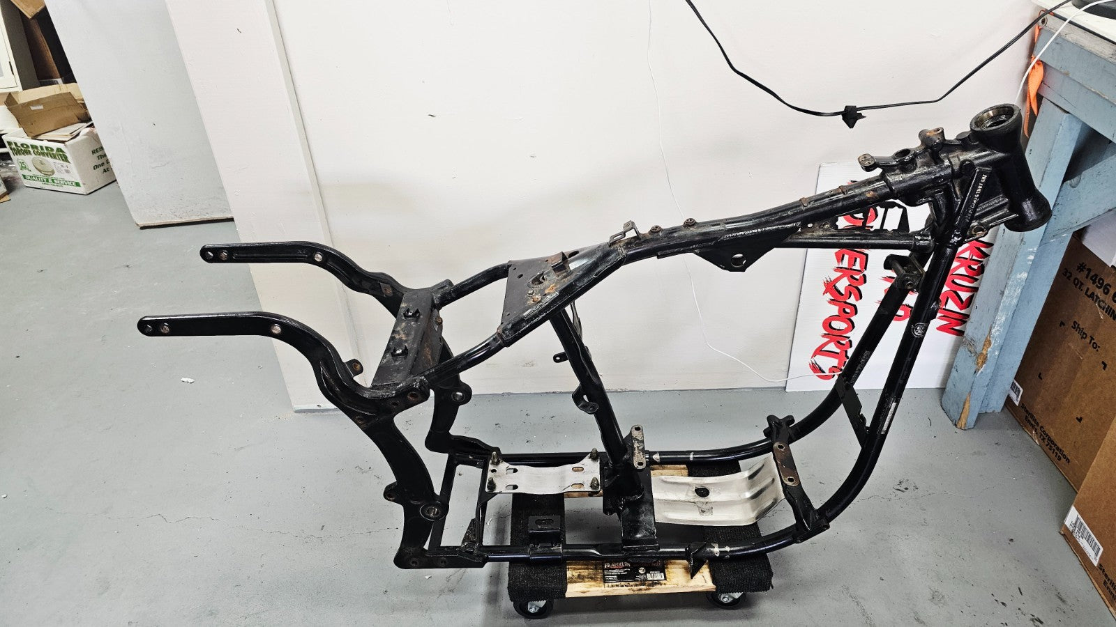 1993 HARLEY SOFTAIL Main Frame Chassis Straight