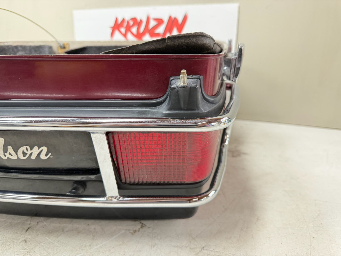 1995 HARLEY FLH ELECTRA GLIDE Trunk Tour Pack Rear Lower Storage Box