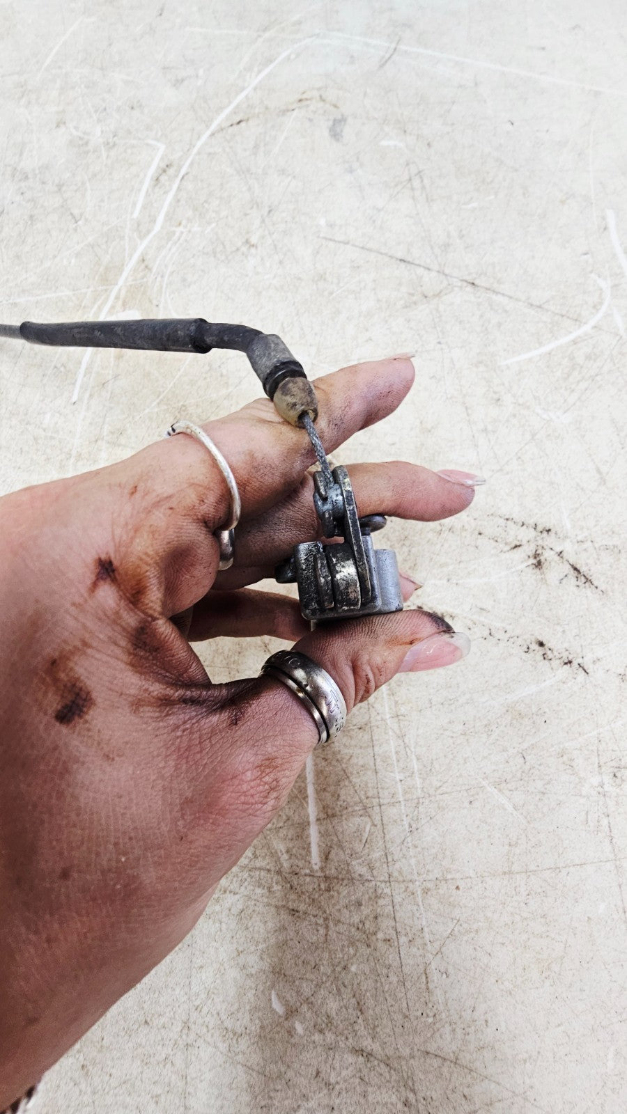 2000 HONDA VALKYRIE INTERSTATE Seat Latch Release Mount Bracket + Cable