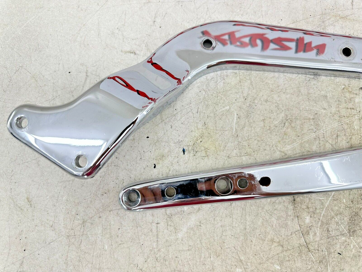 1996 HARLEY DAVIDSON SOFTAIL Chrome Rear Fender Frame Strut Arm Bars