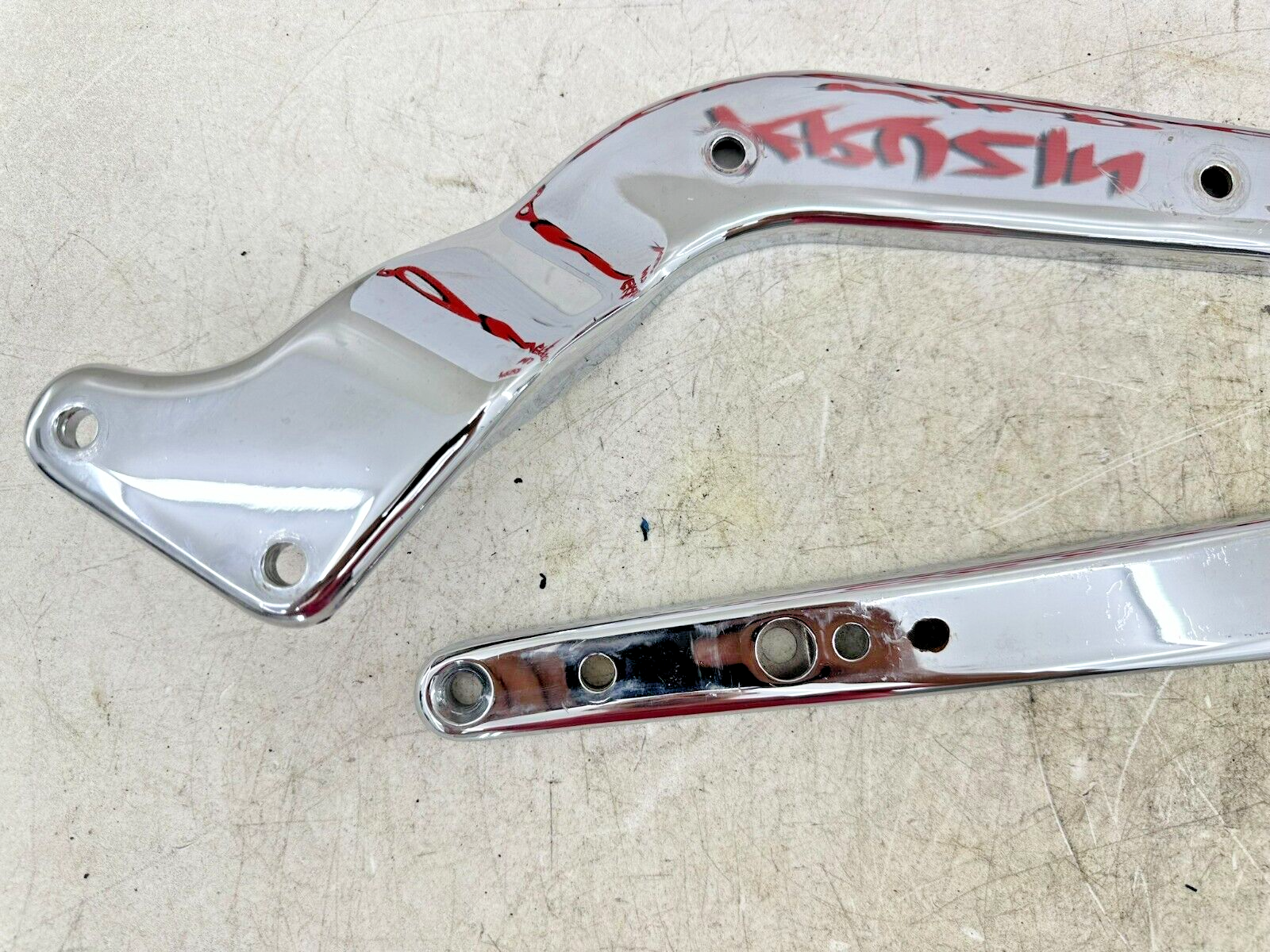 1996 HARLEY DAVIDSON SOFTAIL Chrome Rear Fender Frame Strut Arm Bars