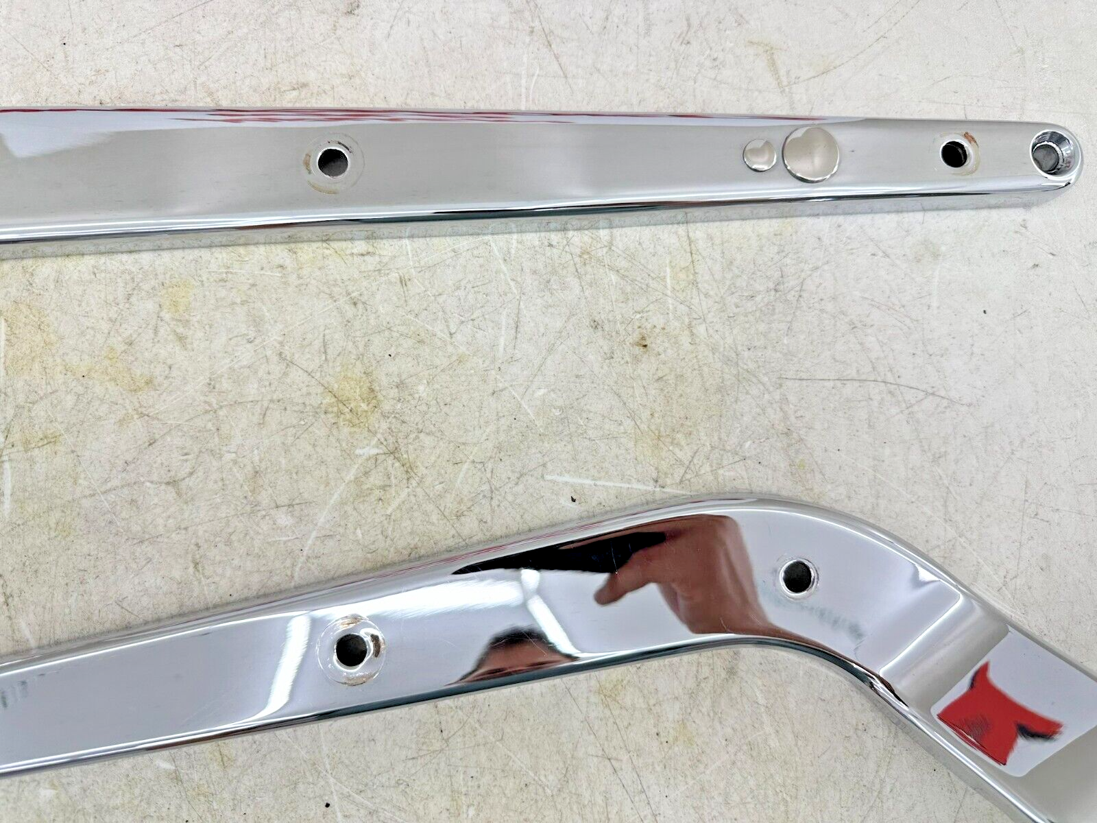 1999 HARLEY SOFTAIL Chrome Rear Fender Frame Strut Arm Bars