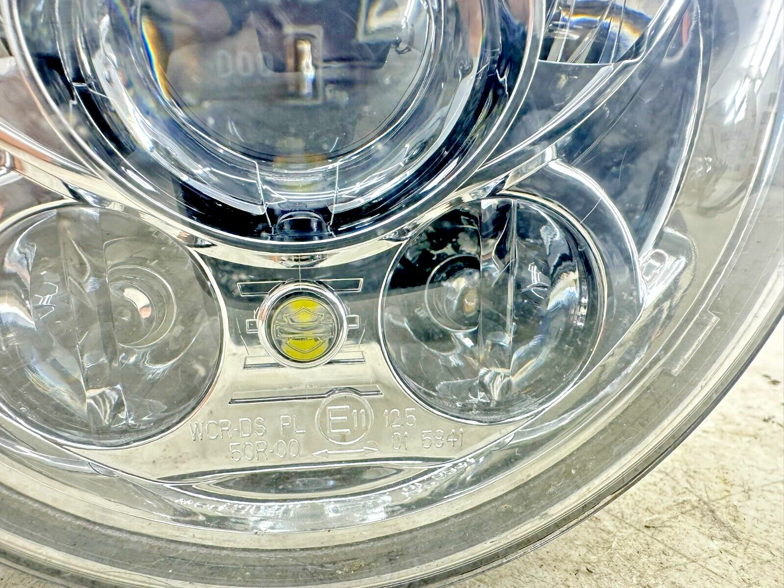 2001 HARLEY SOFTAIL Chrome Day Maker Projector LED Headlight 5.5" OEM HD