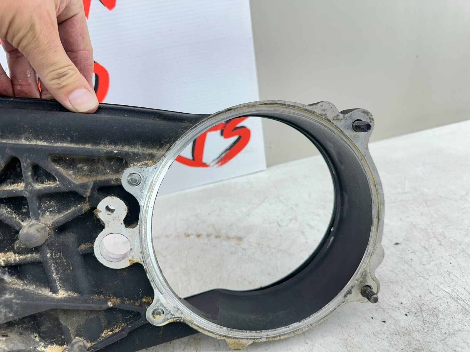 1997 HARLEY DYNA Inner Primary Backing Plate Case W/ Mid Control Hole