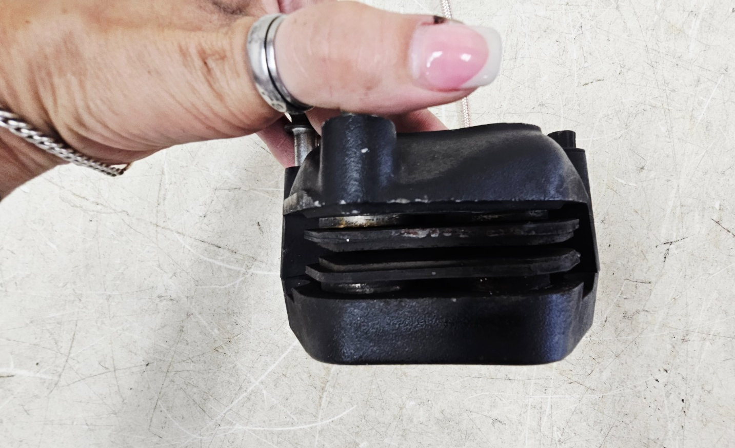 2000 HARLEY SOFTAIL DEUCE Brake Caliper Braided Hose 9/16 Chrome Master Cylinder