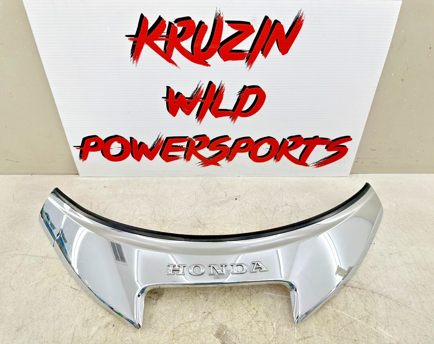 1999 HONDA VALKYRIE INTERSTATE  Chrome Upper Fairing Windshield Trim Garnish
