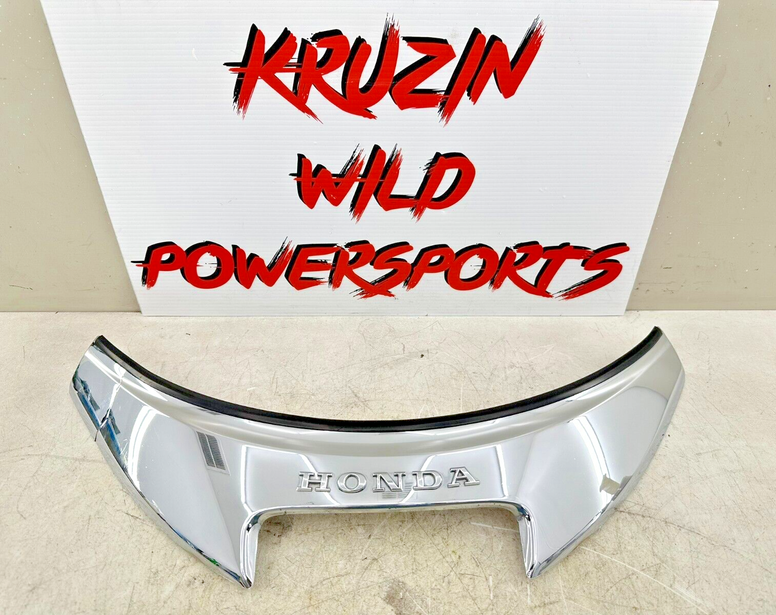 1999 HONDA VALKYRIE INTERSTATE  Chrome Upper Fairing Windshield Trim Garnish