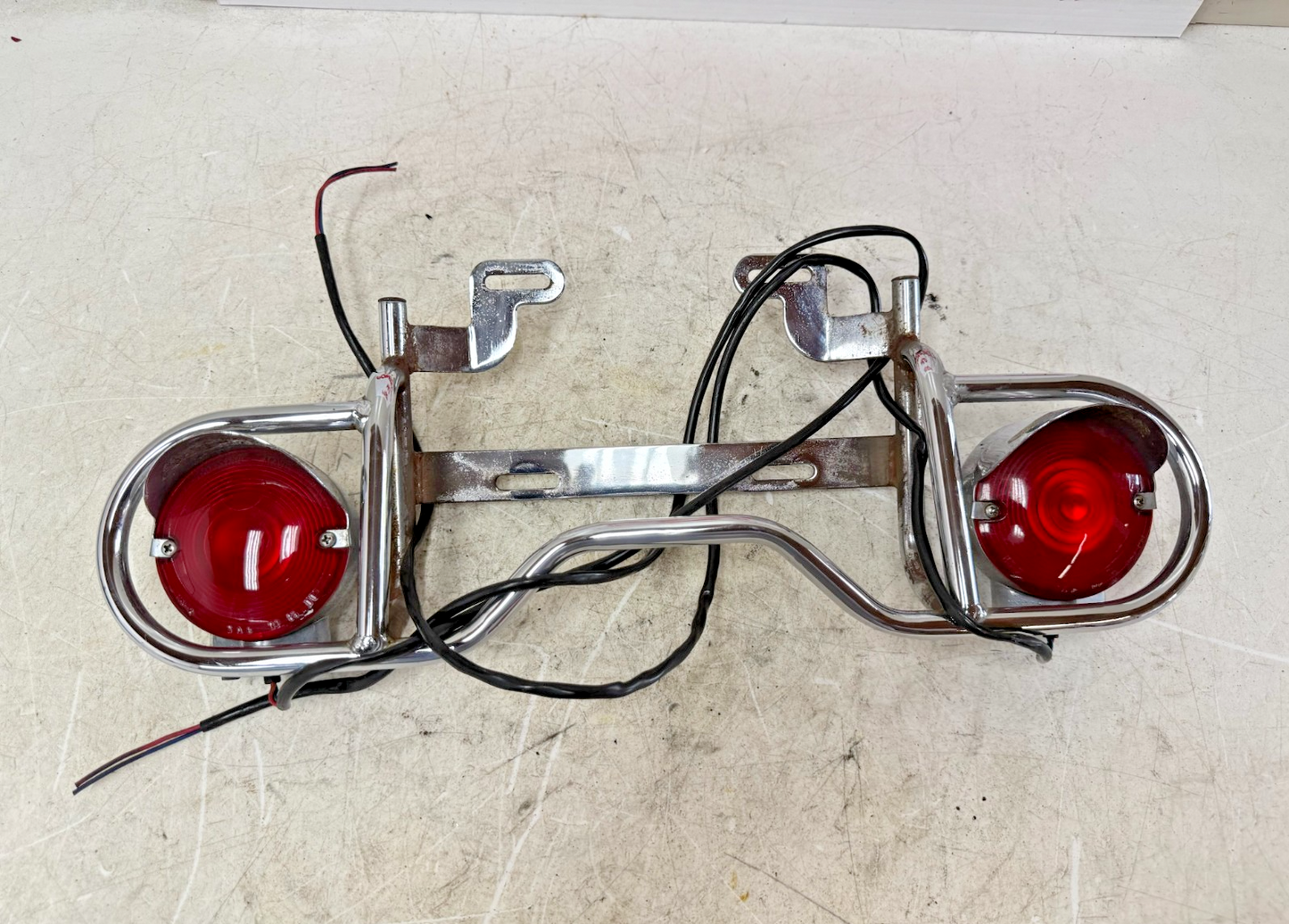 1995 HARLEY FLH ELECTRA GLIDE Rear Plate Holder Light Bar Mount Tail
