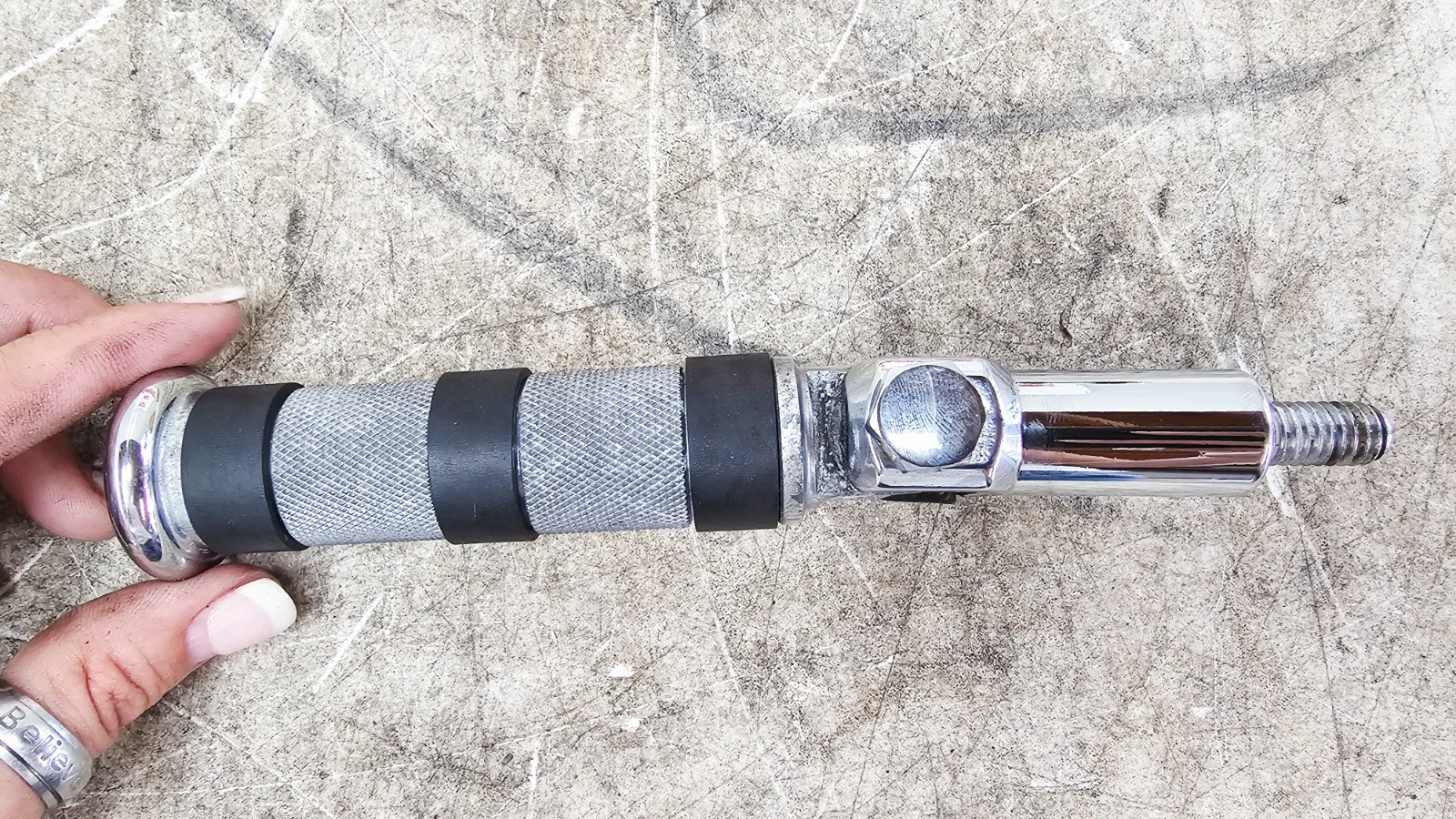 2003 HARLEY SOFTAIL DEUCE Chrome Passenger Billet Foot Peg Footpeg Footrests