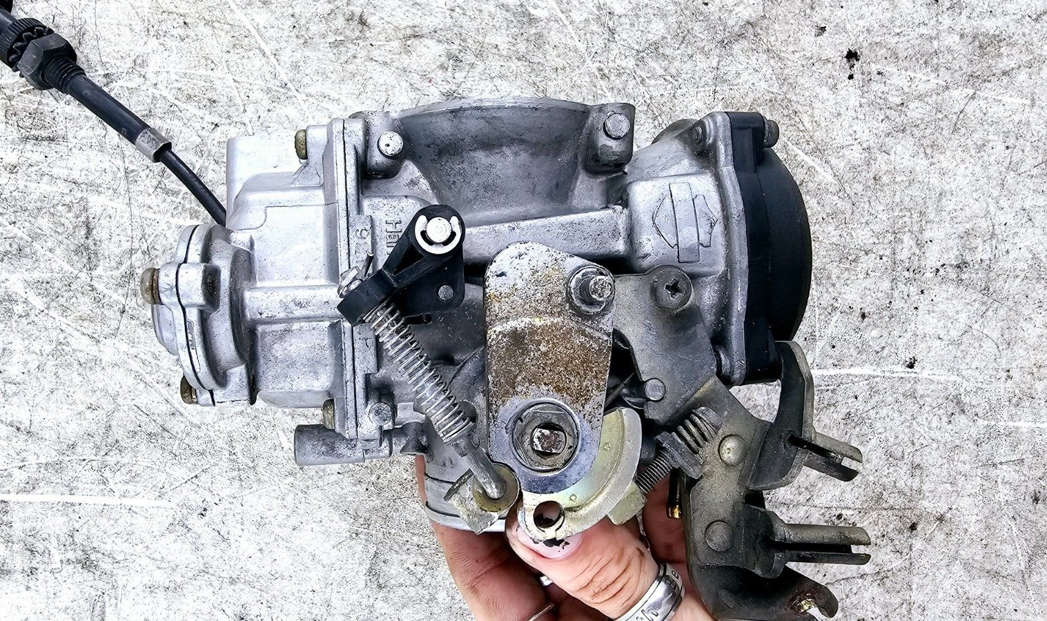 1994 HARLEY FLH ELECTRA GLIDE OEM HD Engine Carburetor Carburator Carb 27207-93