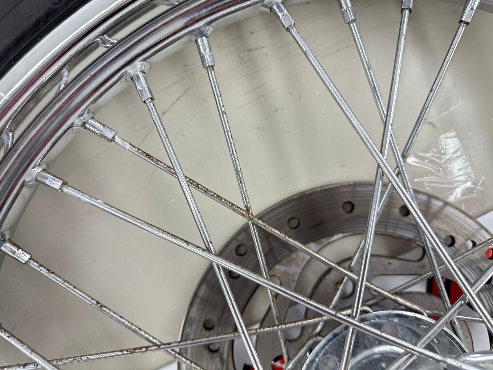 2003 HARLEY SOFTAIL 21" Front Wheel Rim (New) Tire