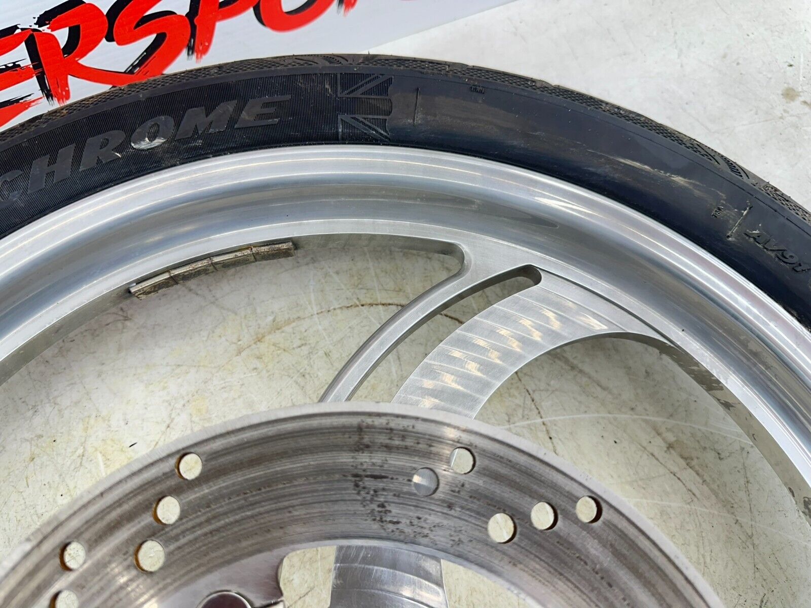 1999 HARLEY SOFTAIL 21" Front Wheel Rim Tire Mag 3 Spoke