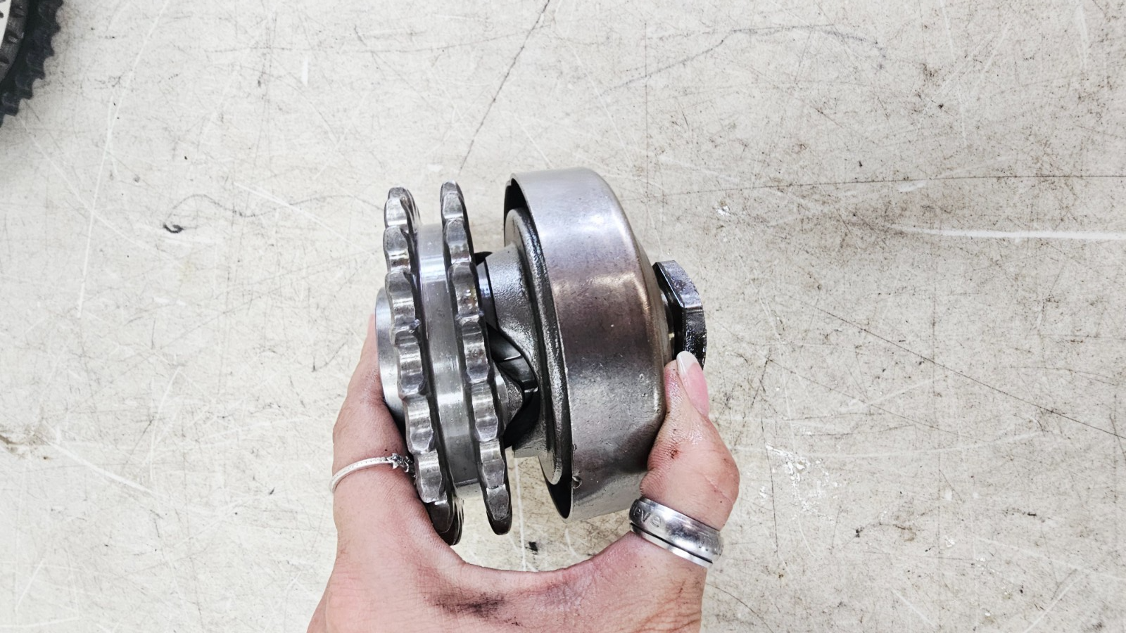 2000 HARLEY SOFTAIL DEUCE Primary Clutch Chain Compensator Jackshaft Gear