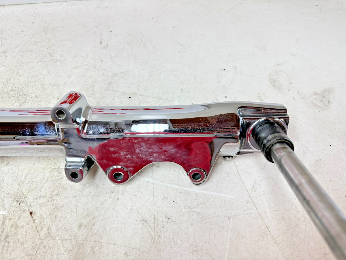 1997 HARLEY DAVIDSON SOFTAIL Chrome Front End Forks Triple Tree Lowers 41mm 