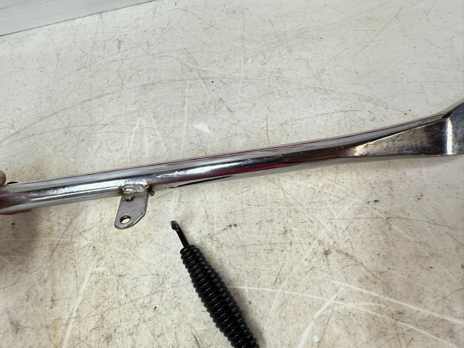 2003 Harley Davidson Sportster OEM Left Side Jiffy Kick Stand & Spring