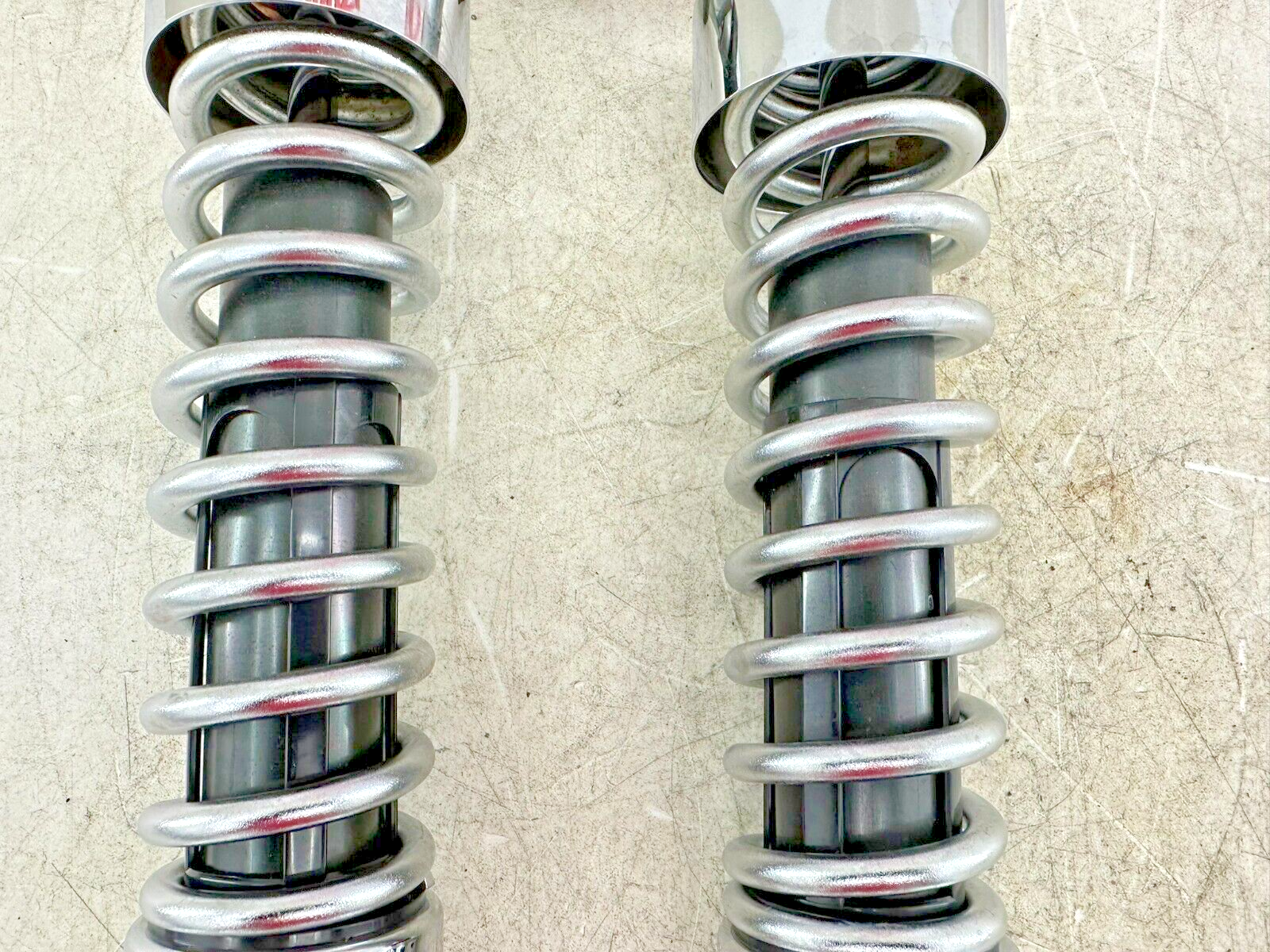 2003 Harley Davidson V Rod VRSCA Chrome Rear Shocks Suspension 12.25"