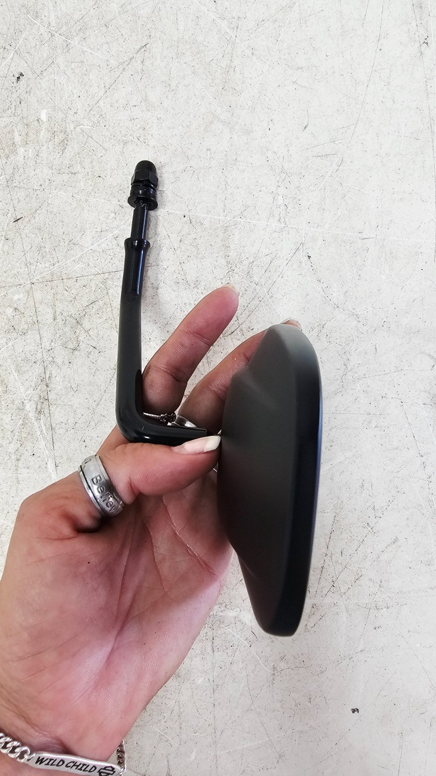 1993 HARLEY SOFTAIL Right Left Mirror Rear View Mirrors Black