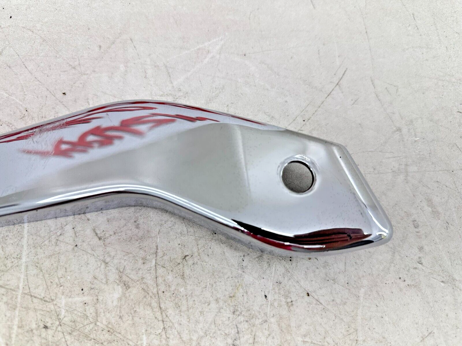 1999 HARLEY DYNA OEM HD Chrome Rear Fender Frame Strut Arm Bars