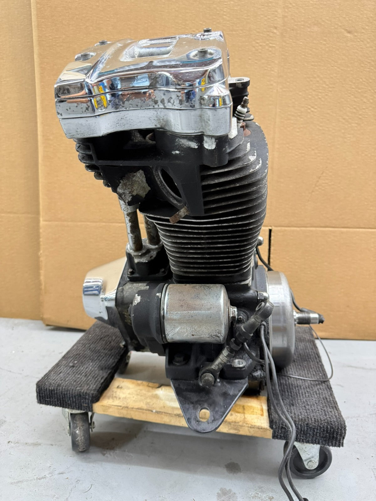 1995 HARLEY FLH ELECTRA GLIDE 1340 EVO Evolution Engine Motor 42k EFI SEE VIDEO