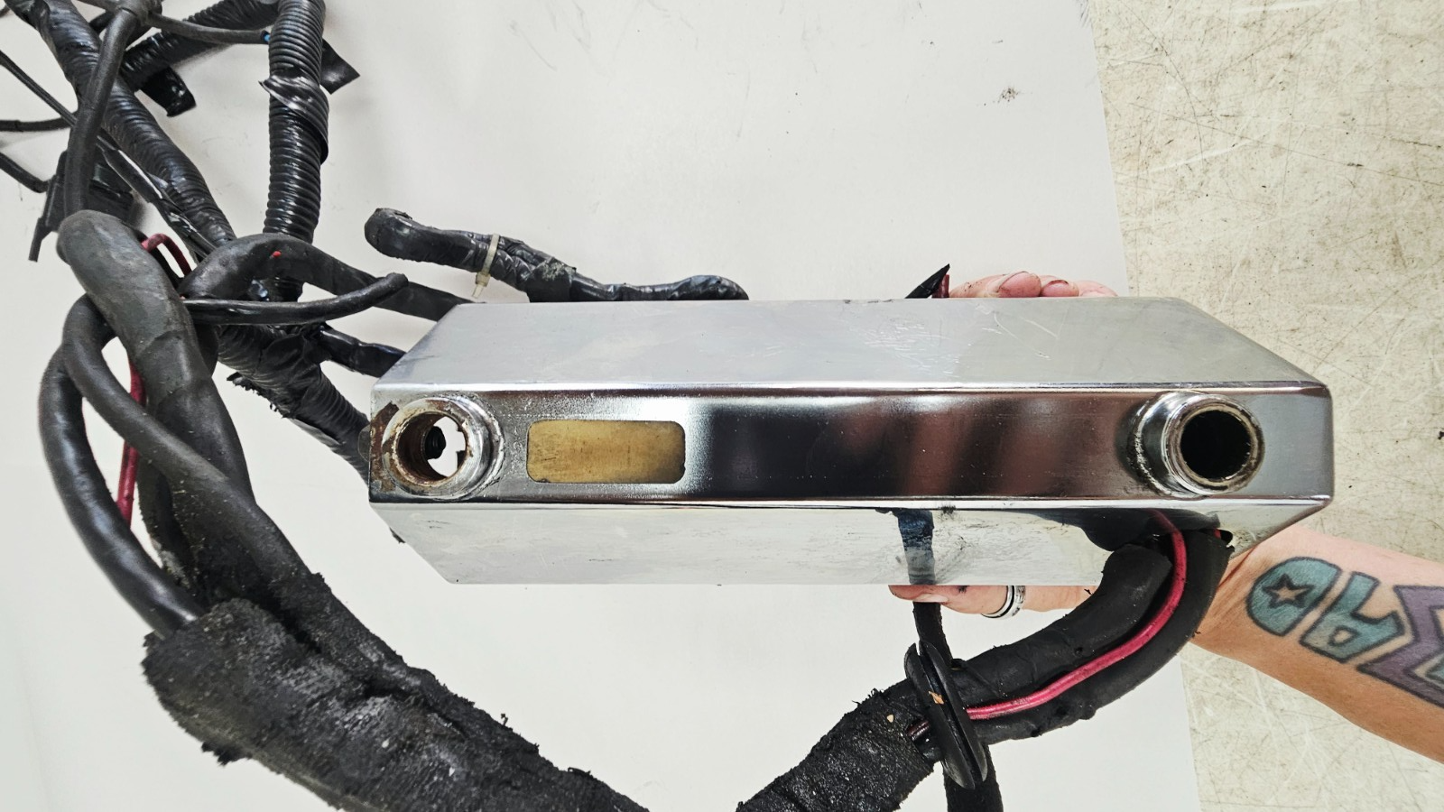 1995 HARLEY SOFTAIL FATBOY Custom Wire Wiring Harness Loom Ignition Switch & Key