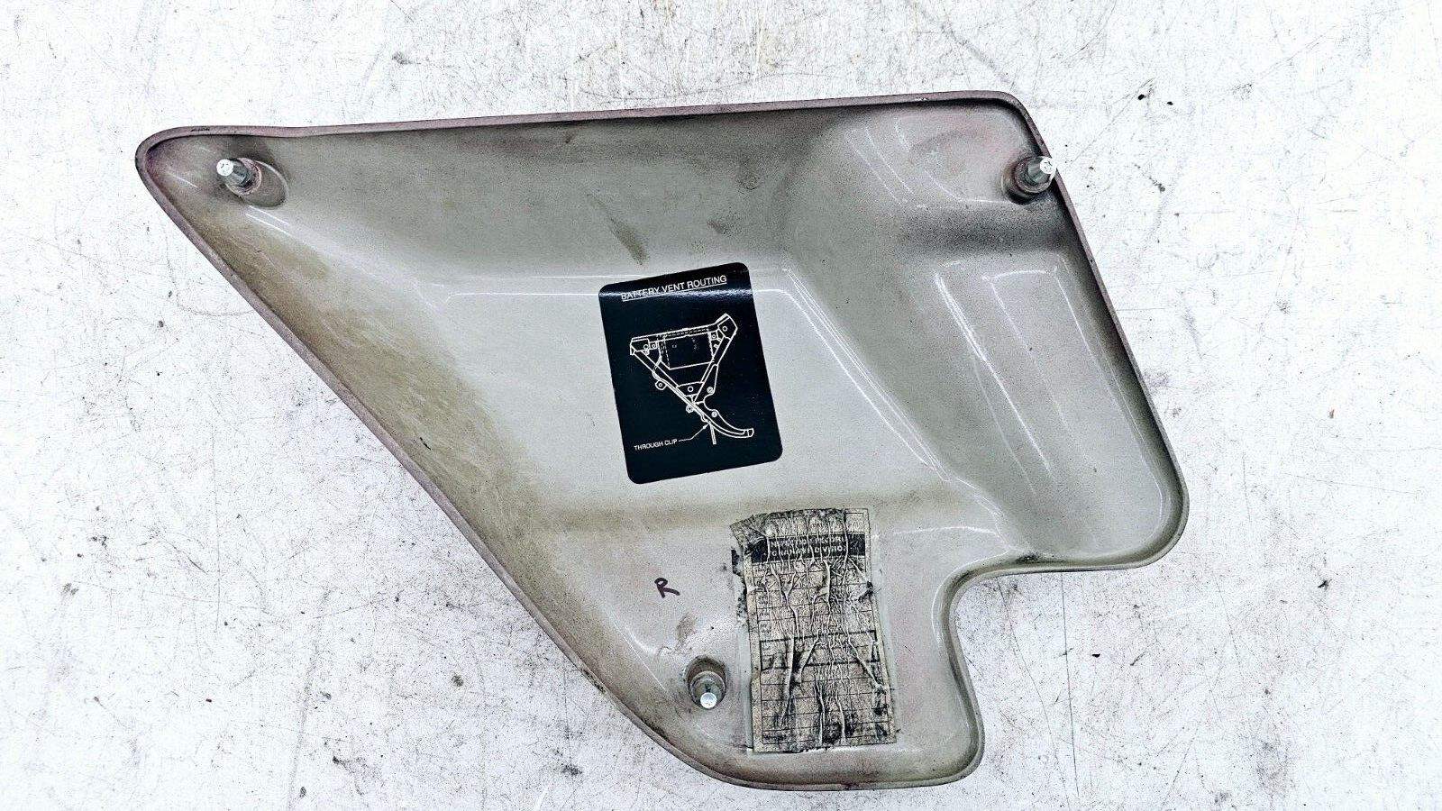 1998 HARLEY FLH ELECTRA GLIDE Right Side Cover Fairing Panel Cowl RED BLACK OEM