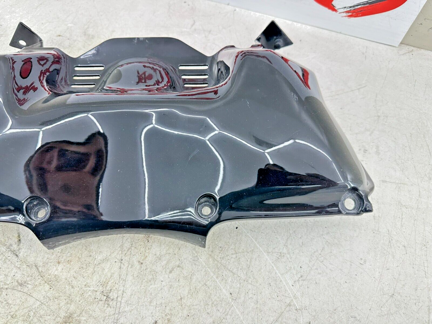 2004 Honda Goldwing GL1800 Black Center Lower Fairin Cowl Panel