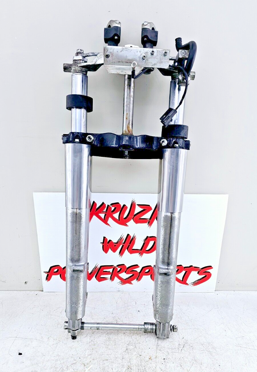 1994 HARLEY FLH ELECTRA GLIDE Forks Triple Tree Clamp Air Ride Axle OEM HD