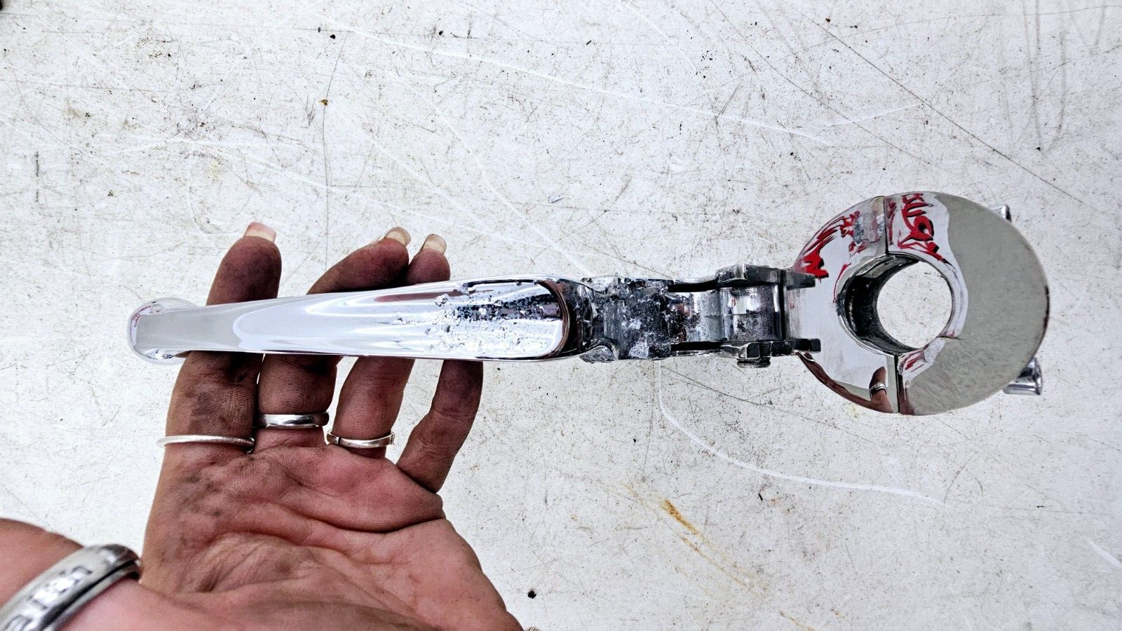 1997 HARLEY SOFTAIL Chrome Clutch Lever Perch Pirch