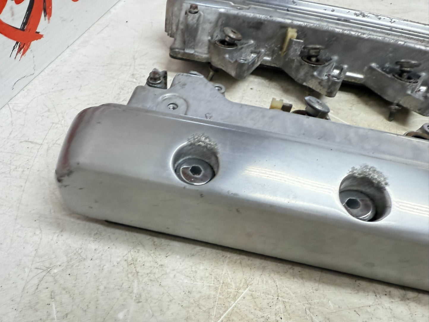 2002 Honda Goldwing GL1800 Engine Cylinder Head Upper Valve Cover Crankcase