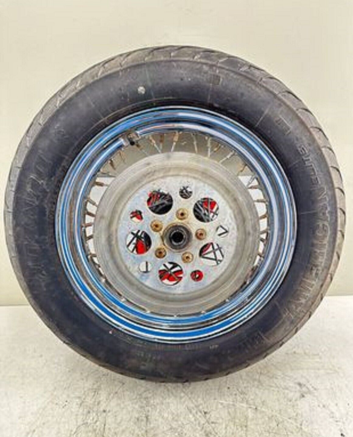 1995 HARLEY DAVIDSON DYNA 99 Down 16" Rear Wheel Rim Rotor Spoke Laced