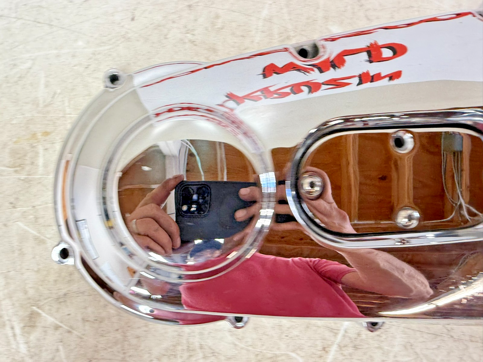 1997 HARLEY DAVIDSON SOFTAIL Outer Primary Clutch Cover Case Chrome Housing