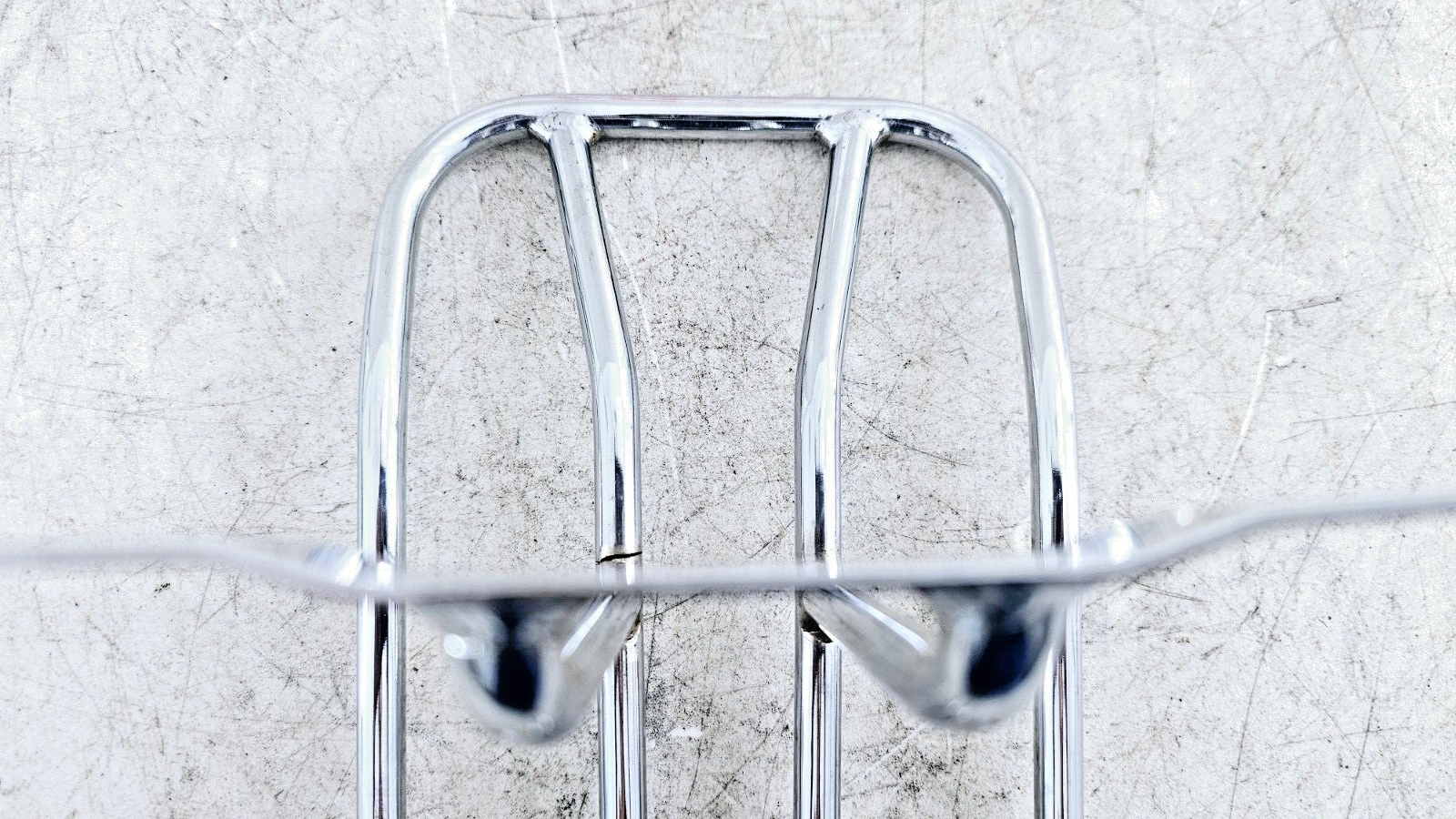 1999 HARLEY DYNA CONVERTIBLE Chrome Rear Fender Luggage Rack