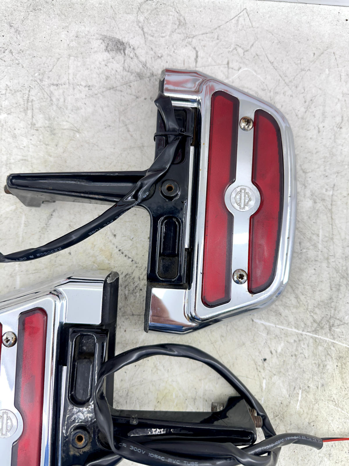 2003 HARLEY ELECTRA GLIDE classic Passenger Floorboards W/ LED Lights OEM HD