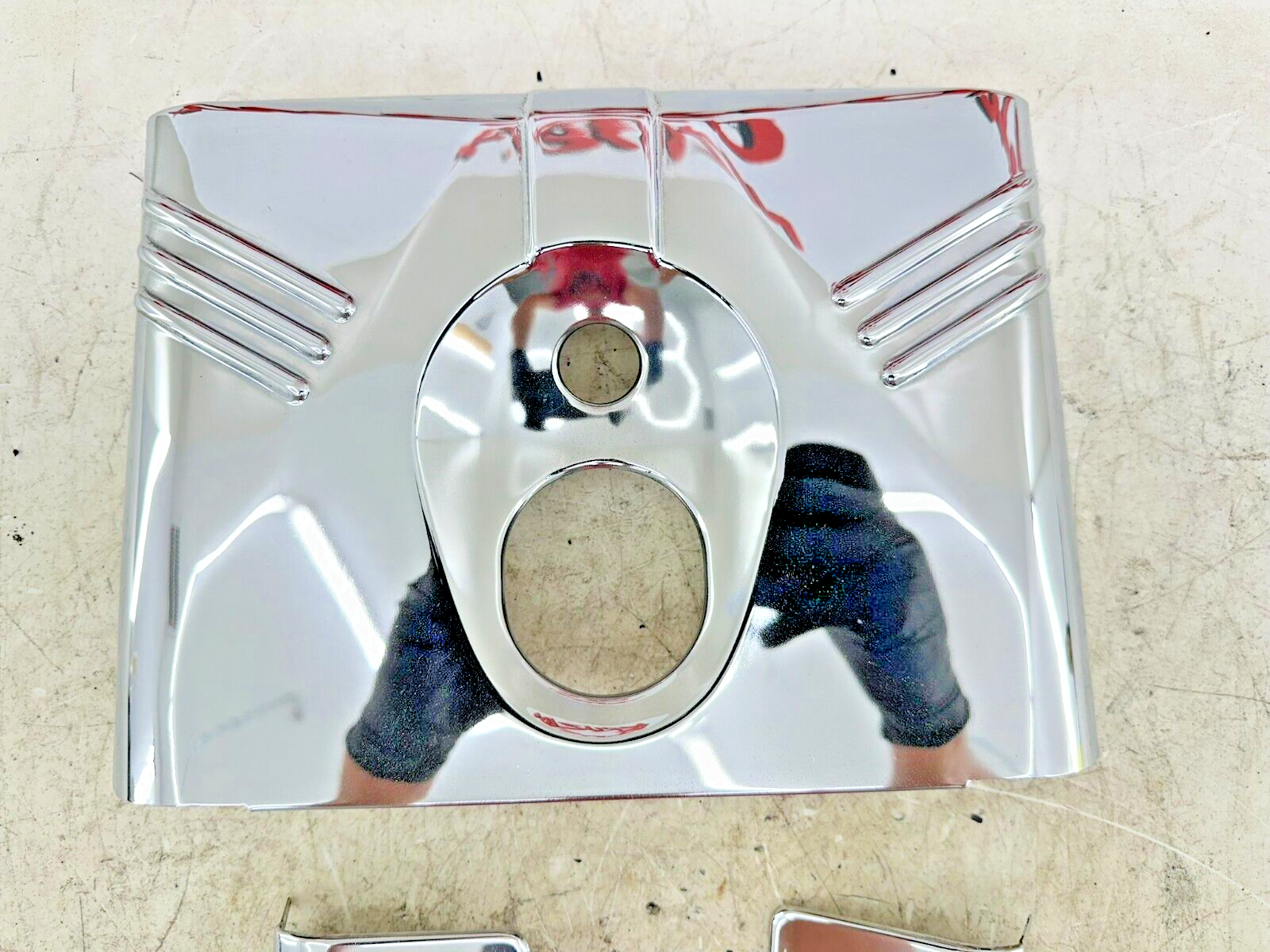 1995 HARLEY SOFTAIL Chrome Upper Fork Cover Tins